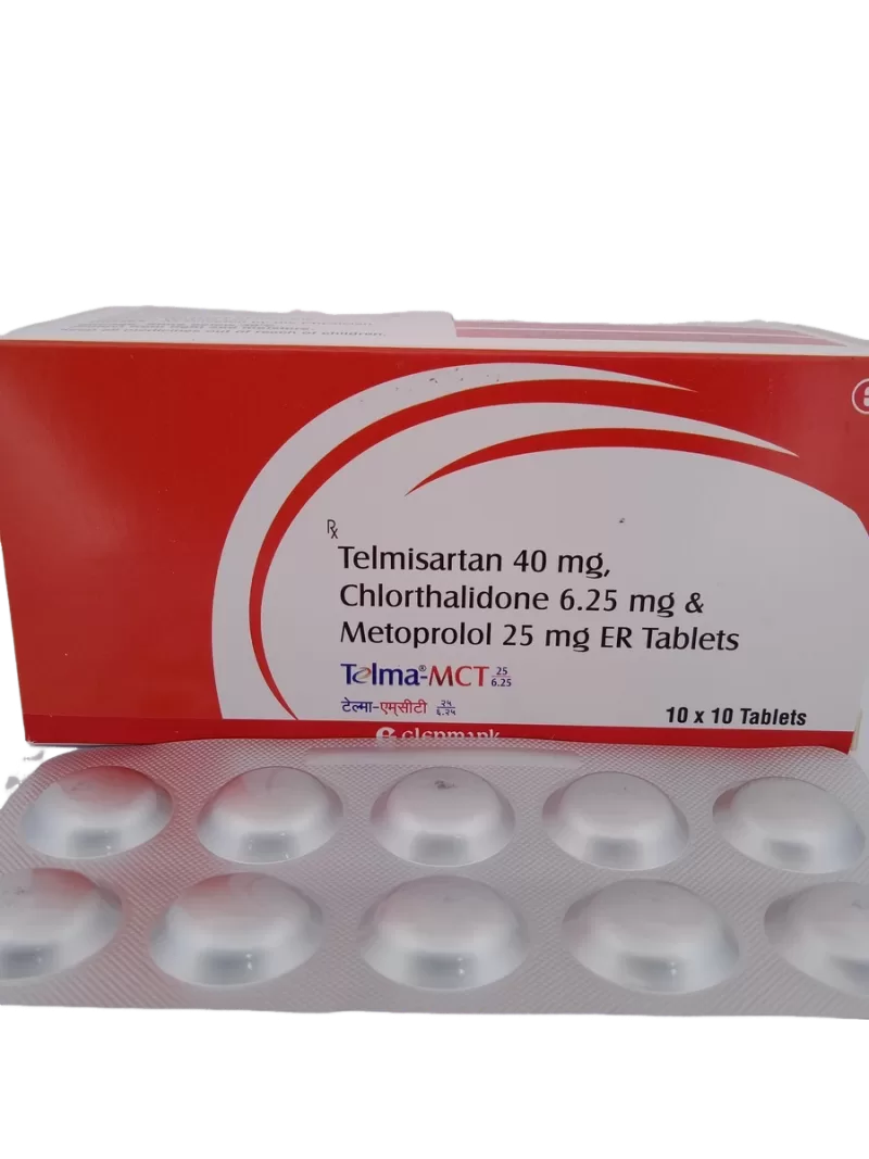 TELMA-MCT 25/6.25 - 10 TABLETS - Image 2