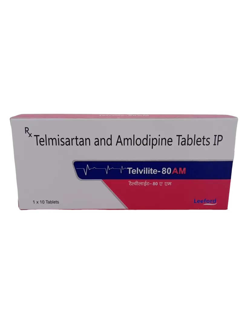 TELVILITE-80 AM - 10 TABLETS