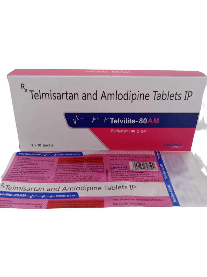 TELVILITE-80 AM - 10 TABLETS - Image 3