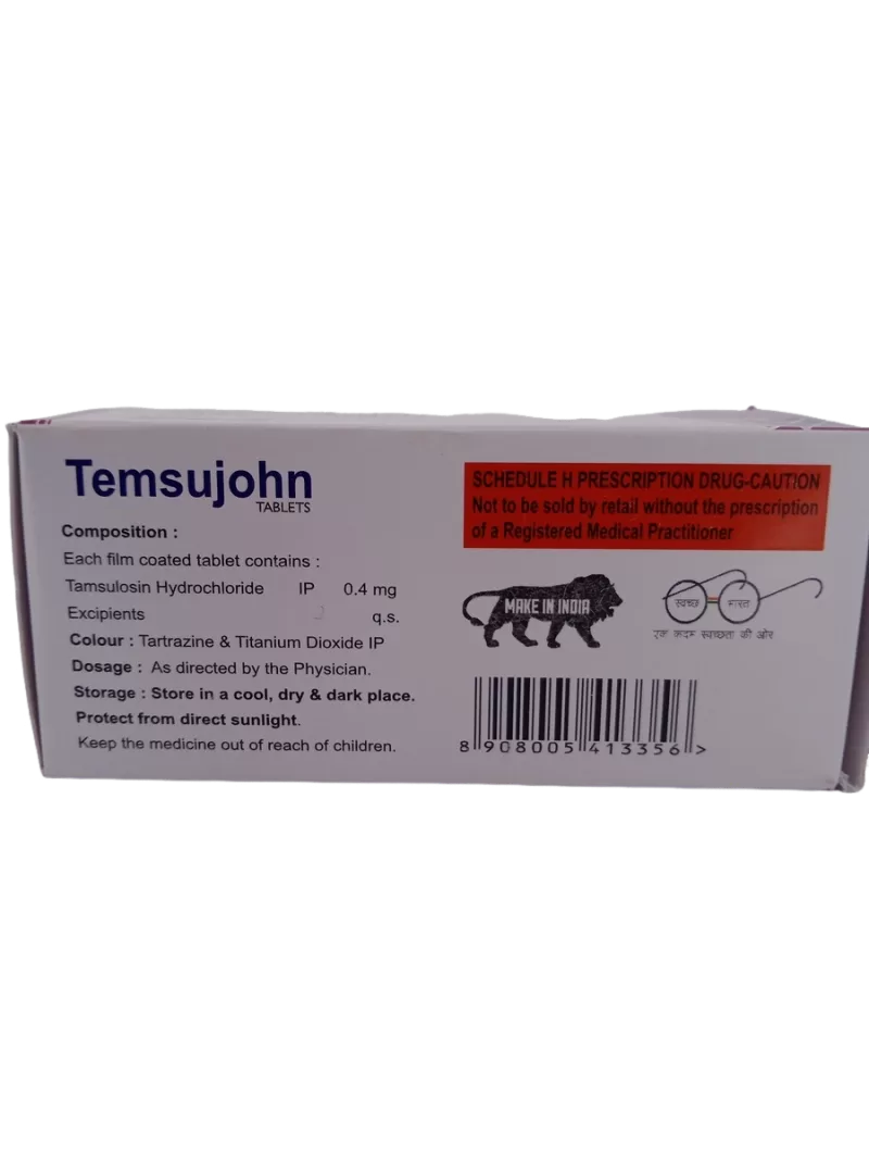 TEMSUJOHN 0.4 MG - 10 TABLETS - Image 4