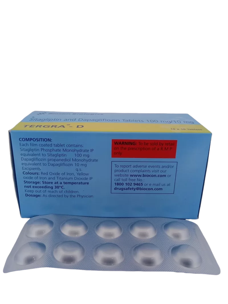 TERGRA-D 100MG/10MG - 10 TABLETS - Image 4