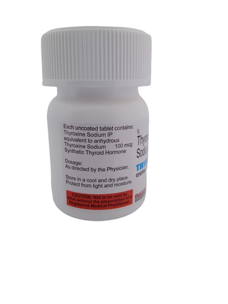THYROX 100 MCG - 1 BOTTLE OF 120 TABLETS - Image 2