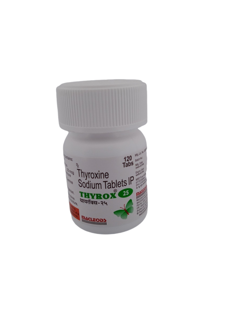 THYROX 25 MCG - 1 BOTTLE OF 120 TABLETS
