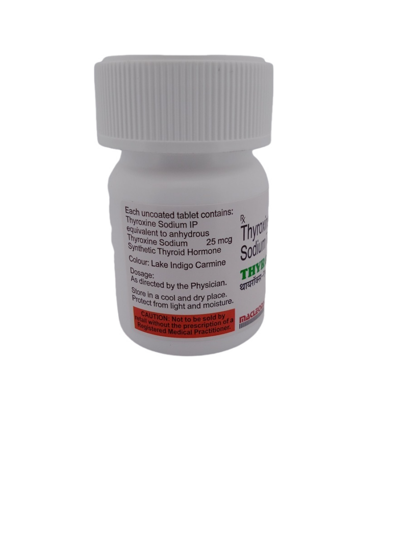 THYROX 25 MCG - 1 BOTTLE OF 120 TABLETS - Image 2