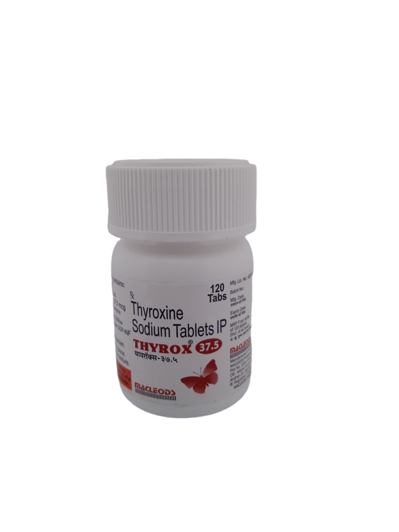 THYROX 37.5 MCG - 1 BOTTLE OF 120 TABLETS