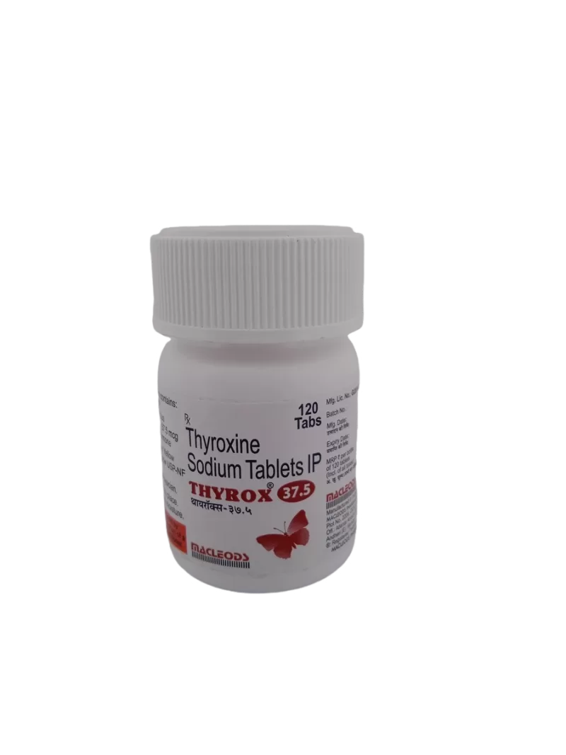 THYROX 37.5 MCG - 1 BOTTLE OF 120 TABLETS
