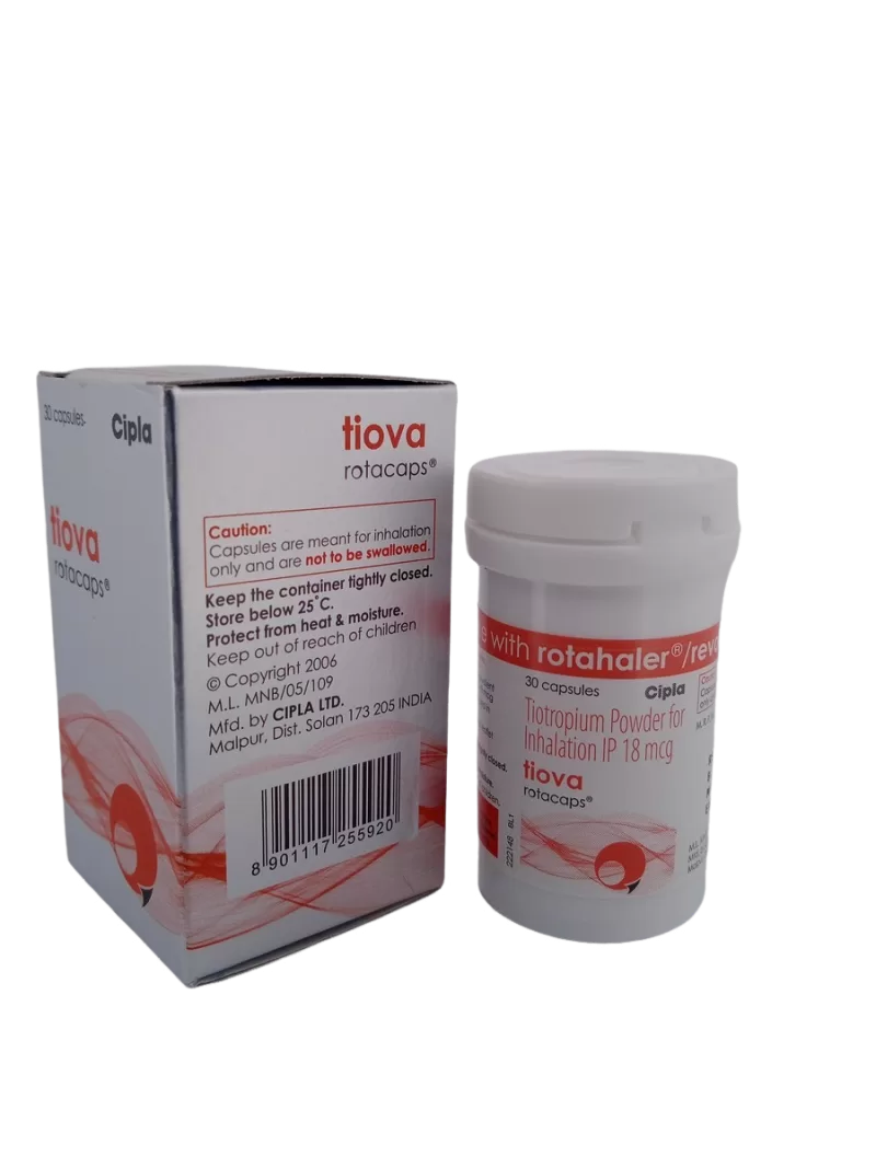 TIOVA ROTACAPS 18 MCG - 1 BOTTLE OF 30 - Image 3