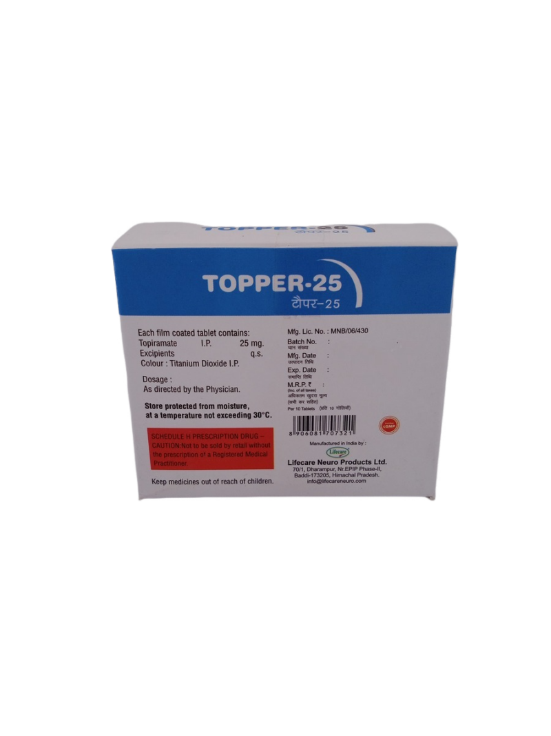 TOPPER 25 MG - 10 TABLETS - Image 4