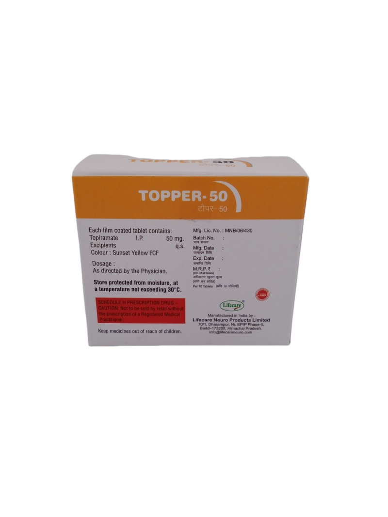 TOPPER 50 MG - 10 TABLETS - Image 4