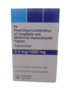 TRAJENTA DUO 2.5MG/1000MG - 10 TABLETS