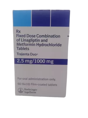 TRAJENTA DUO 2.5MG/1000MG - 10 TABLETS