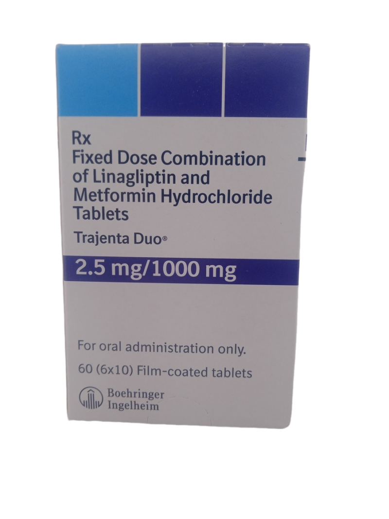 TRAJENTA DUO 2.5MG/1000MG - 10 TABLETS