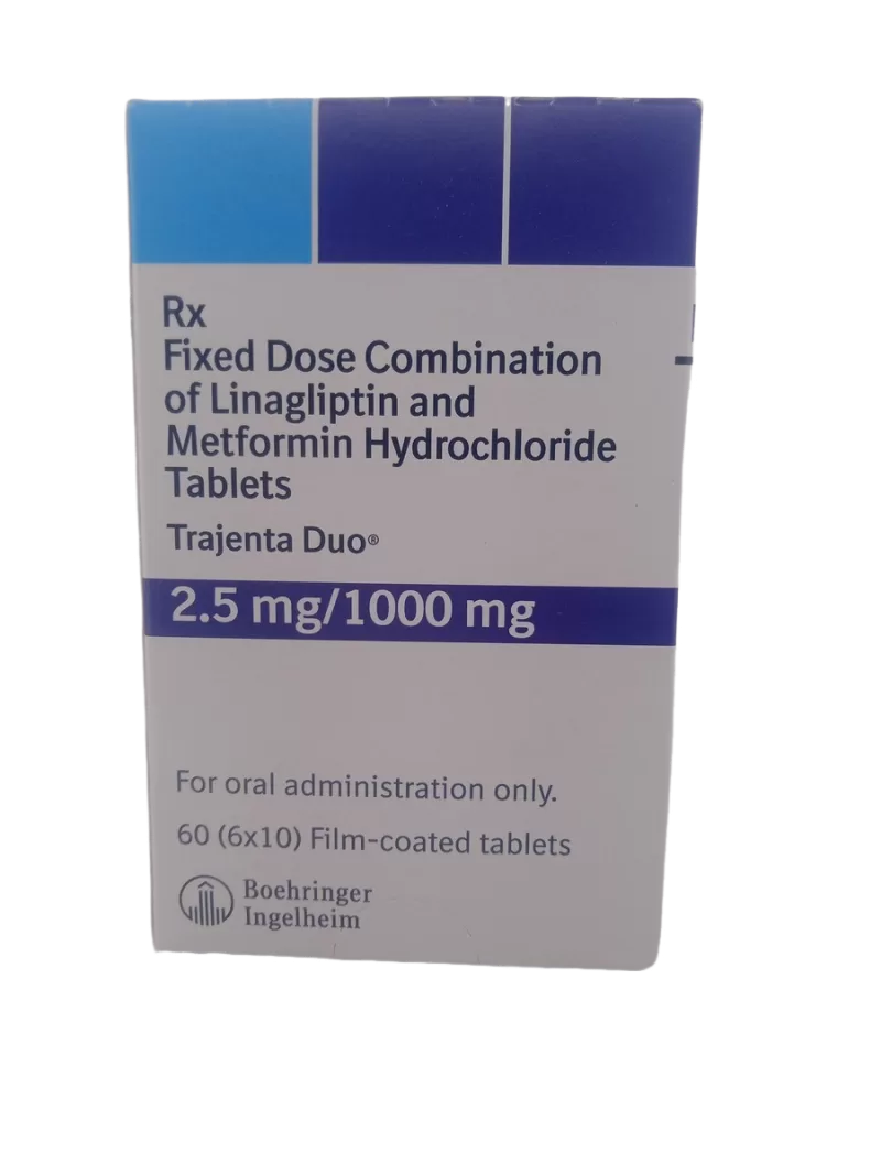 TRAJENTA DUO 2.5MG/1000MG - 10 TABLETS