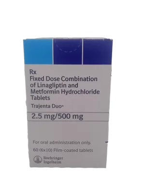 TRAJENTA DUO 2.5MG/500MG - 10 TABLETS