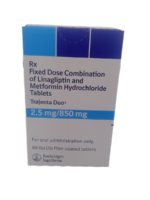 TRAJENTA DUO 2.5MG/850MG - 10 TABLETS