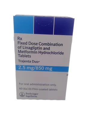 TRAJENTA DUO 2.5MG/850MG - 10 TABLETS