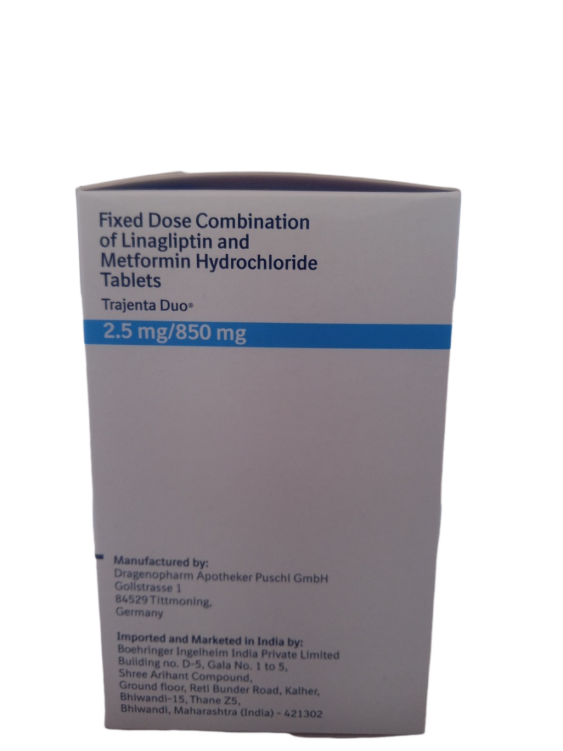 TRAJENTA DUO 2.5MG/850MG - 10 TABLETS - Image 3