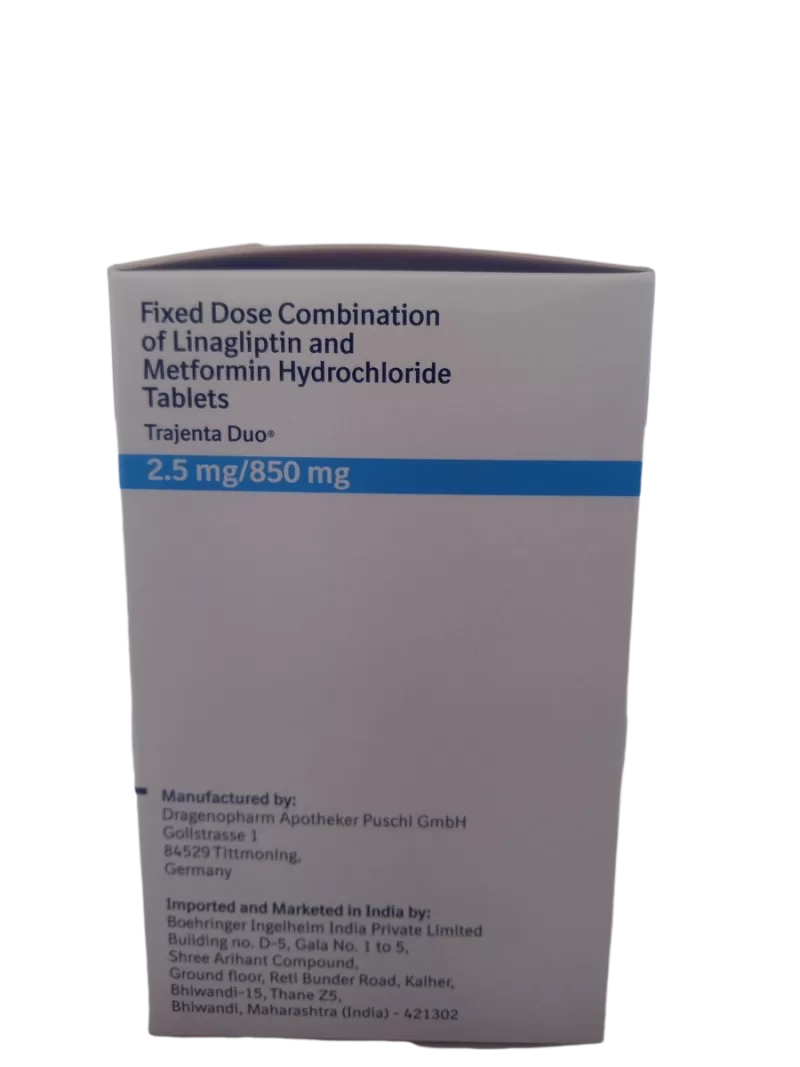 TRAJENTA DUO 2.5MG/850MG - 10 TABLETS - Image 3