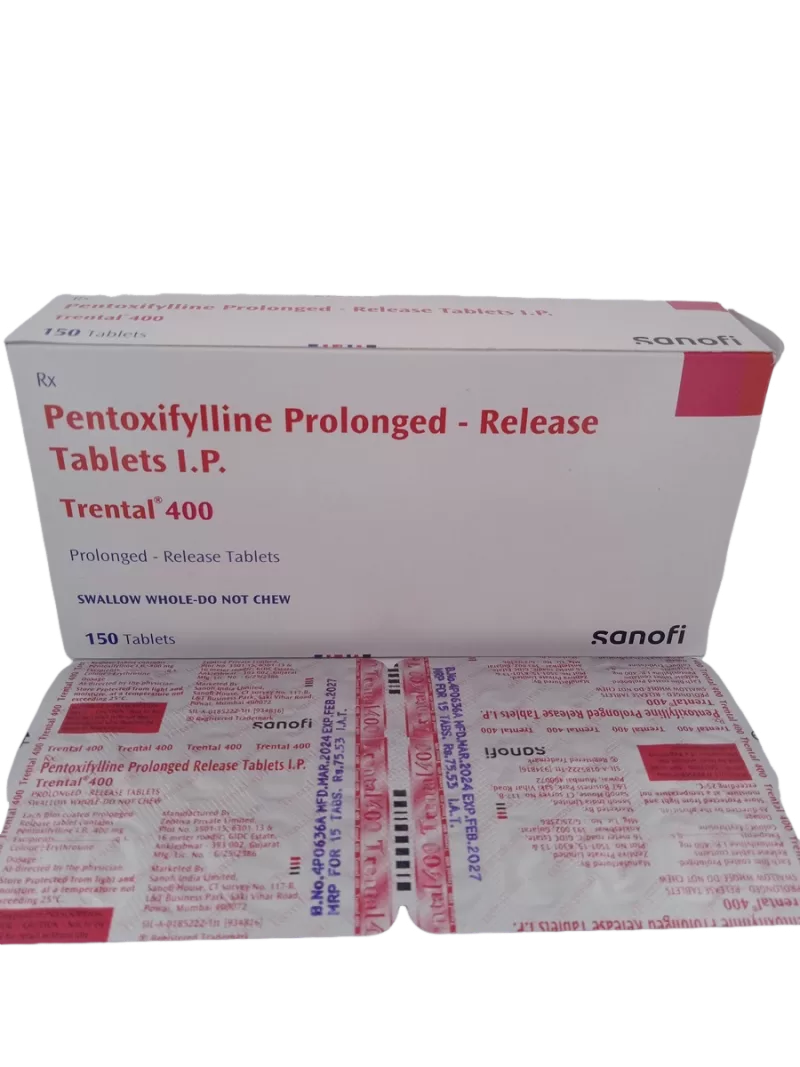 TRENTAL 400 MG - 15 TABLETS - Image 3