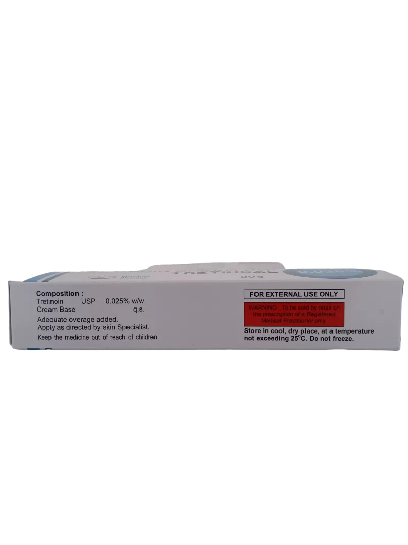 TRETIHEAL 0.025% CREAM - 1 TUBE - Image 4