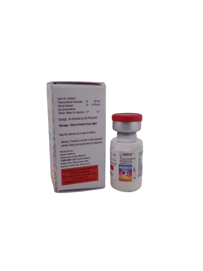 TRICANORT INJECTION 40MG/ML - 1 VIAL - Image 3