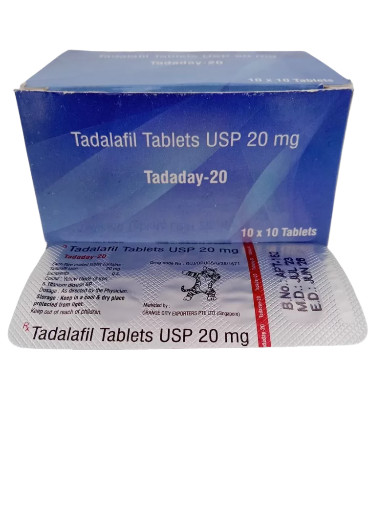 TADADAY 20 MG - 10 TABLETS - Image 3
