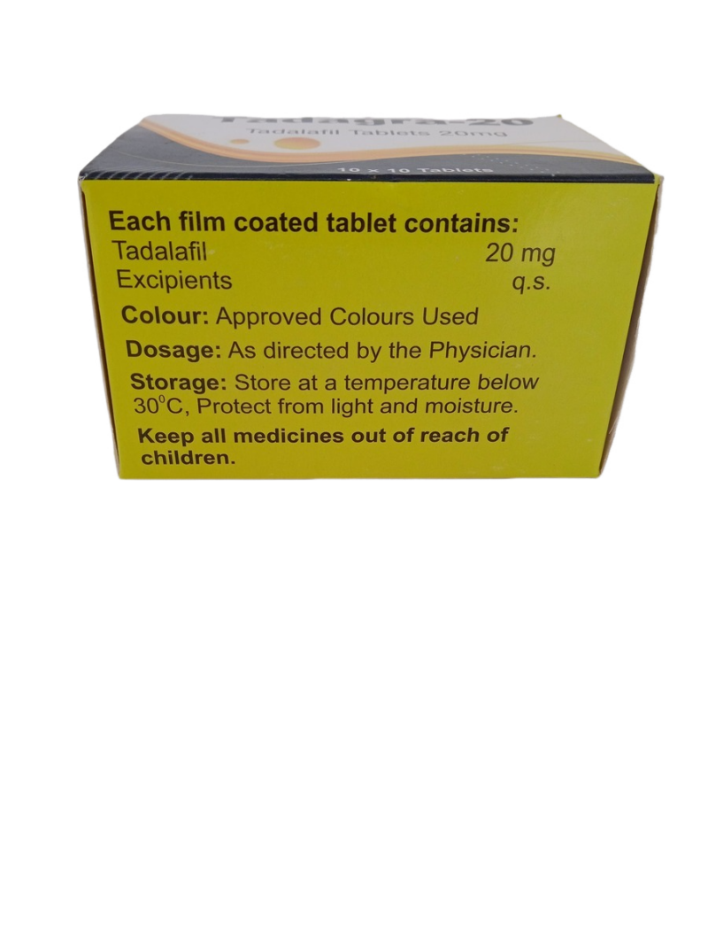 TADAGRA 20 MG - 10 TABLETS - Image 4