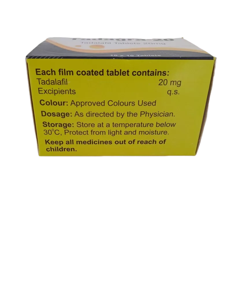 TADAGRA 20 MG - 10 TABLETS - Image 4
