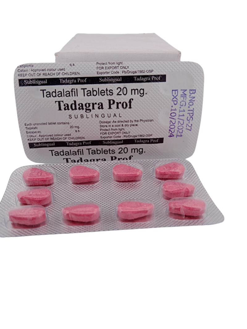 TADAGRA PROF 20 MG - 10 TABLETS - Image 3