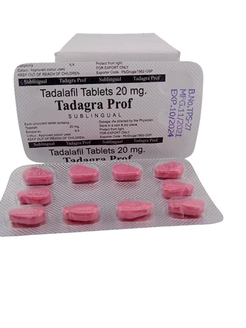 TADAGRA PROF 20 MG - 10 TABLETS - Image 3