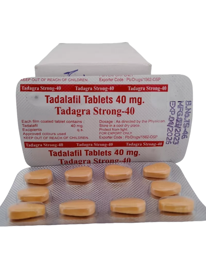 TADAGRA STRONG 40 MG - 10 TABLETS