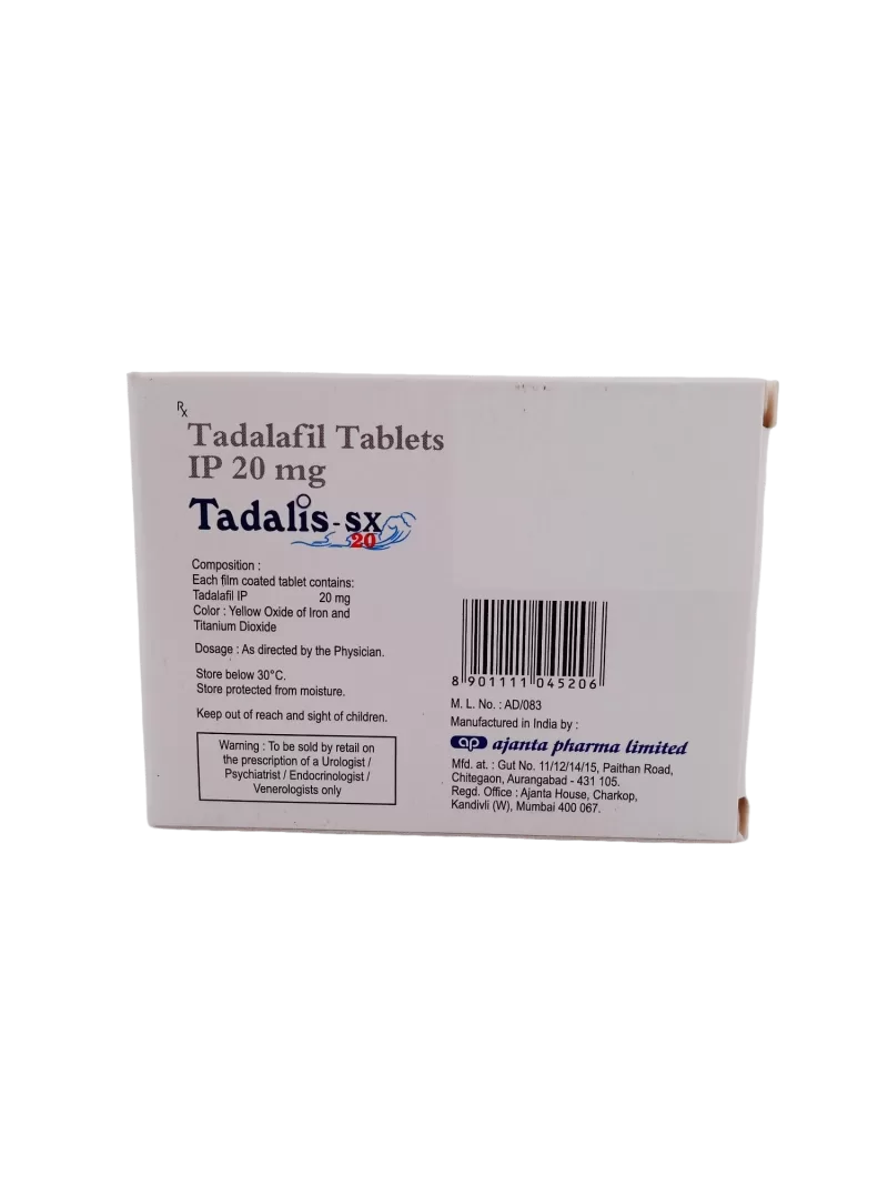 TADALIS SX 20 MG - 4 TABLET - Image 4