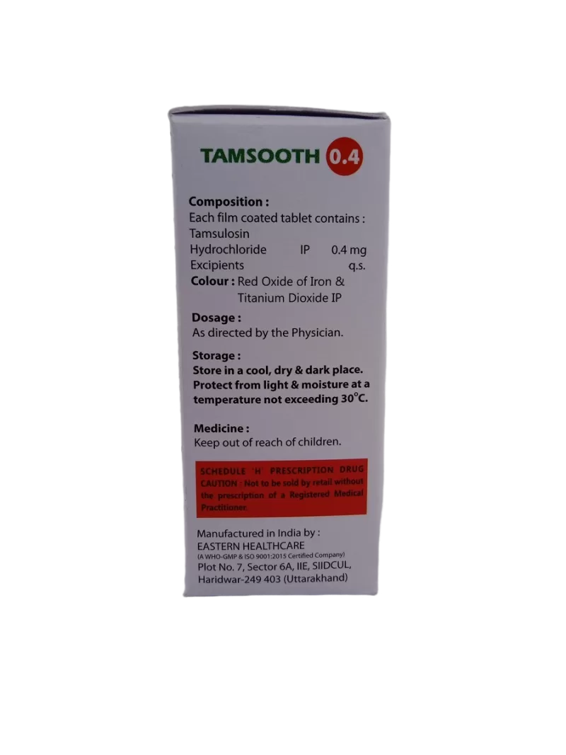 TAMSOOTH 0.4 MG - 10 TABLETS - Image 4