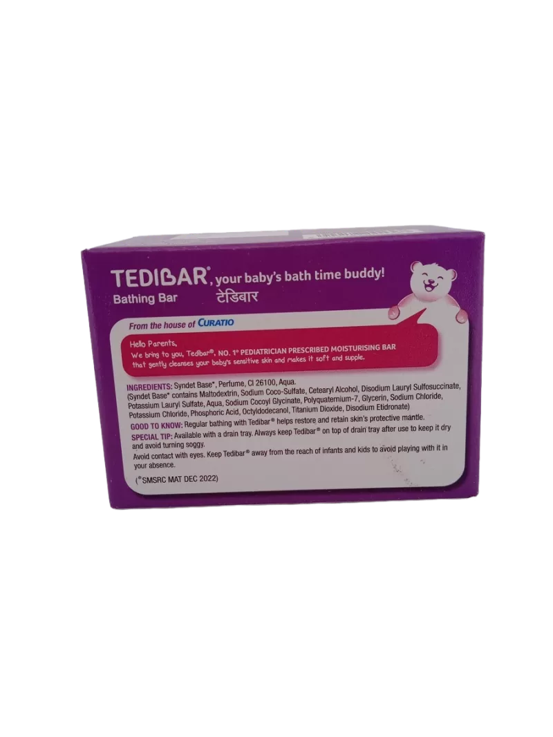 TEDIBAR (BATHING BAR) - 1 BAR OF 75gm - Image 3