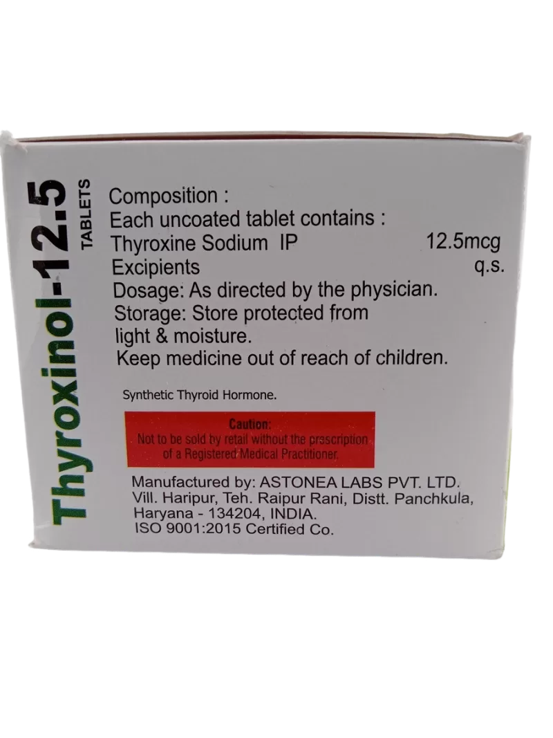 THYROXINOL 12.5MG - 120 TABLET - Image 3