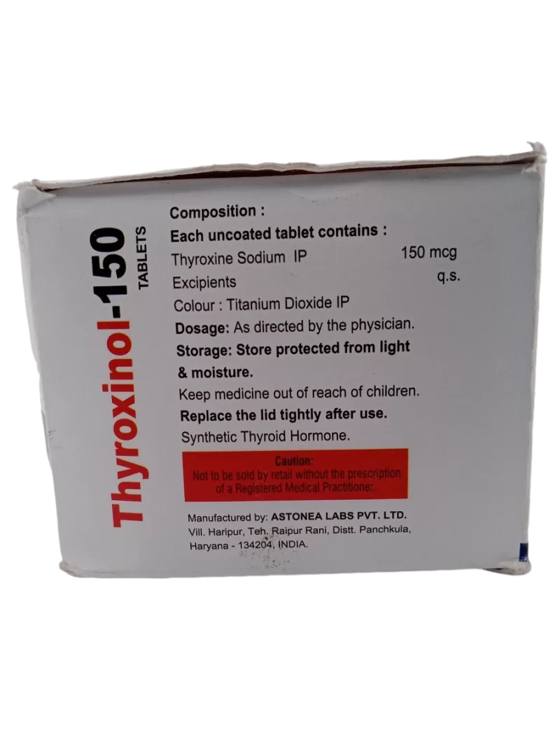 THYROXINOL 150 MG - 120 TABLETS - Image 4