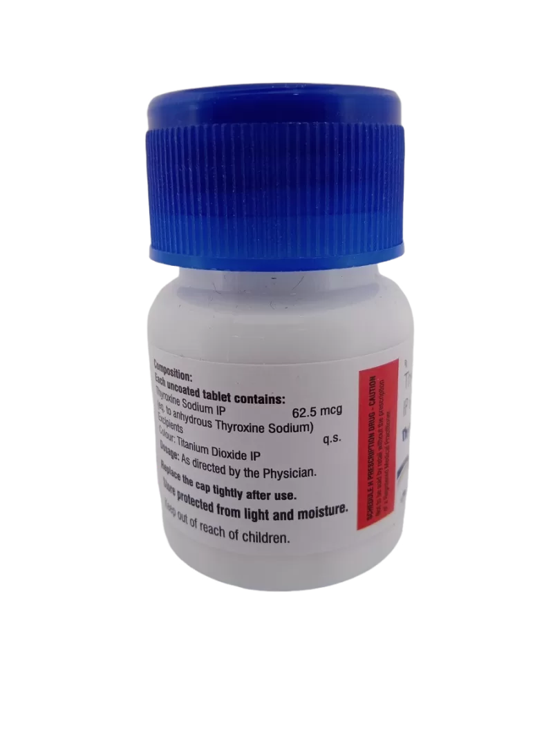 THYROXINOL 62.5 MG - 120 TABLETS - Image 3
