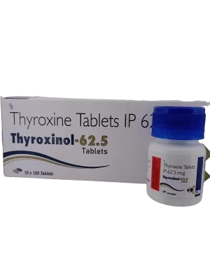 THYROXINOL 62.5 MG - 120 TABLETS