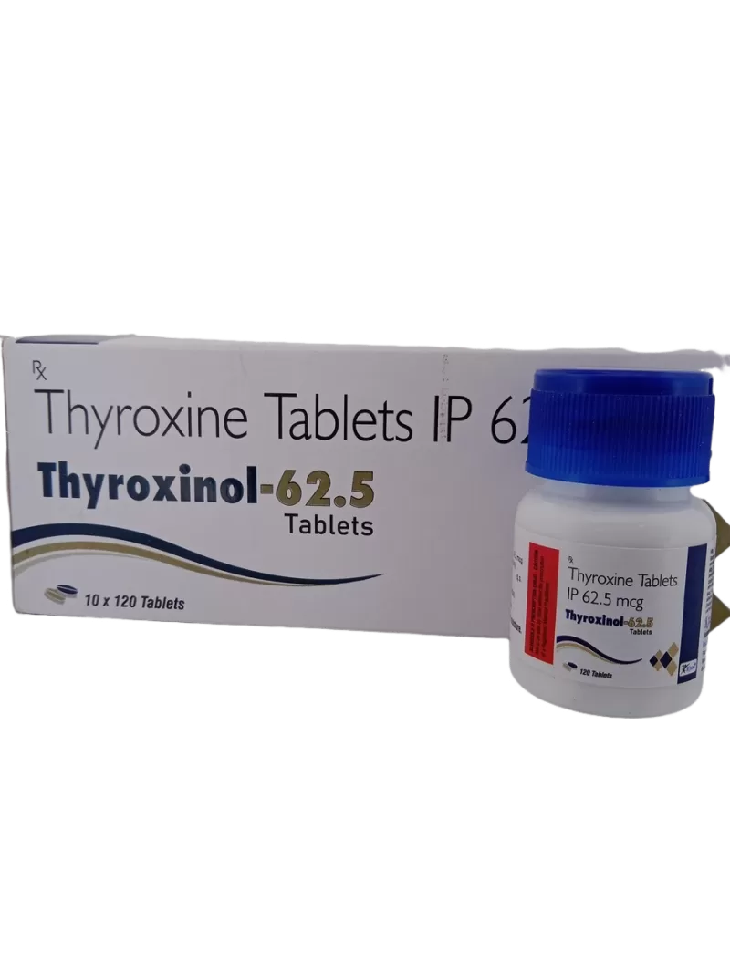 THYROXINOL 62.5 MG - 120 TABLETS