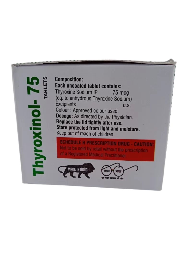 THYROXINOL 75 MG - 120 TABLETS - Image 4