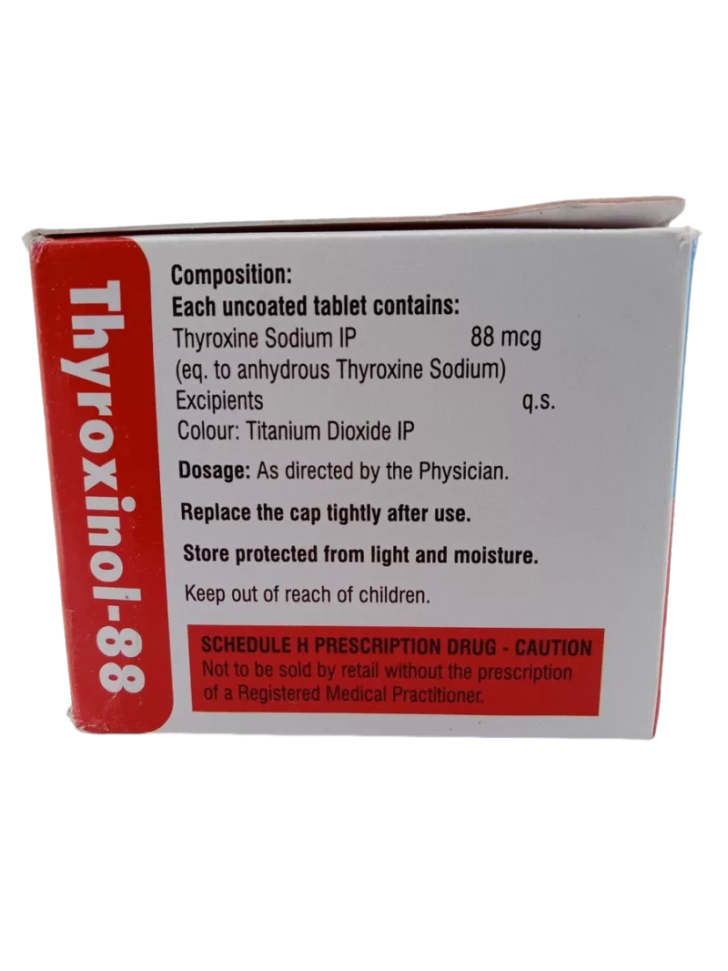 THYROXINOL 88 MCG - 120 TABLETS - Image 4