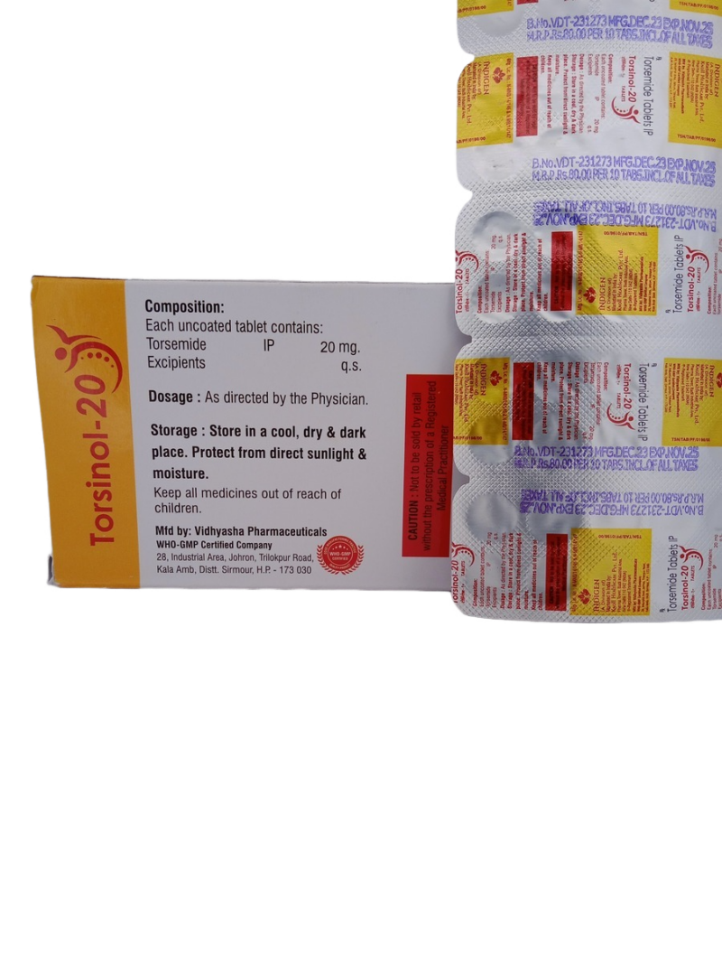 TORSINOL 20 MG - 10 TABLETS - Image 4