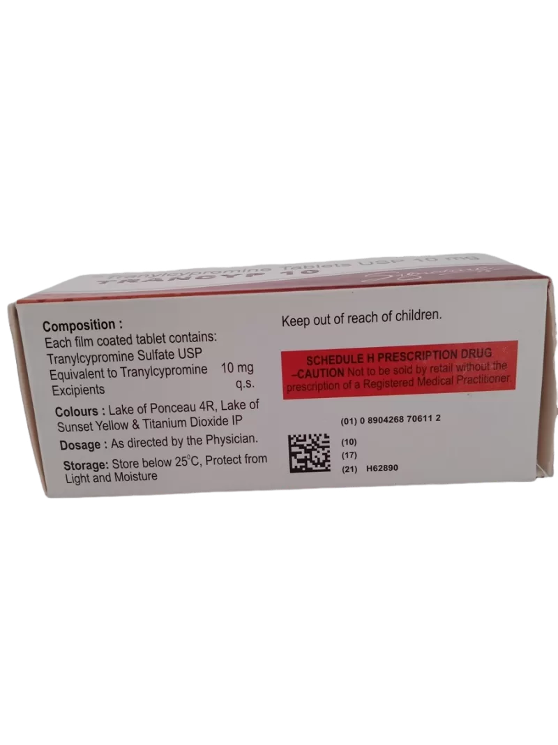 TRANCYP 10 MG - 10 TABLETS - Image 4