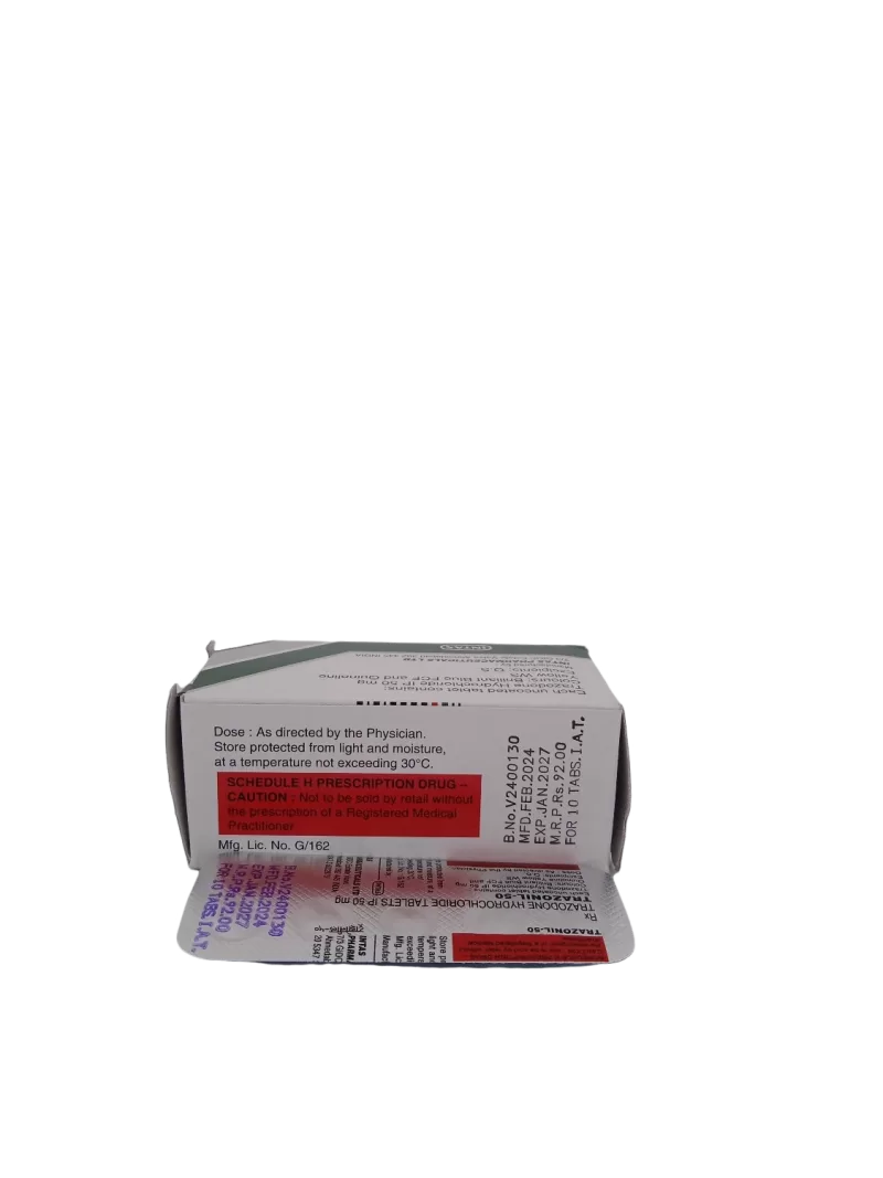 TRAZONIL 50MG - 10 TABLETS - Image 4