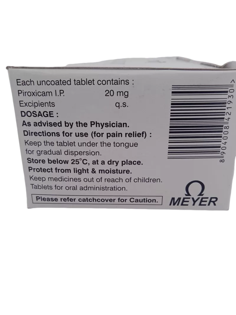 UGESIC 20 MG - 10 TABLETS - Image 2