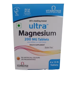 ULTRA MAGNESIUM 200 MG - 15 TABLETS