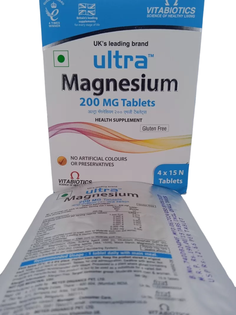 ULTRA MAGNESIUM 200 MG - 15 TABLETS - Image 3