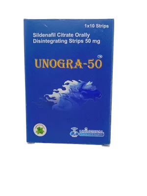 UNOGRA 50 MG - 10 STRIPS