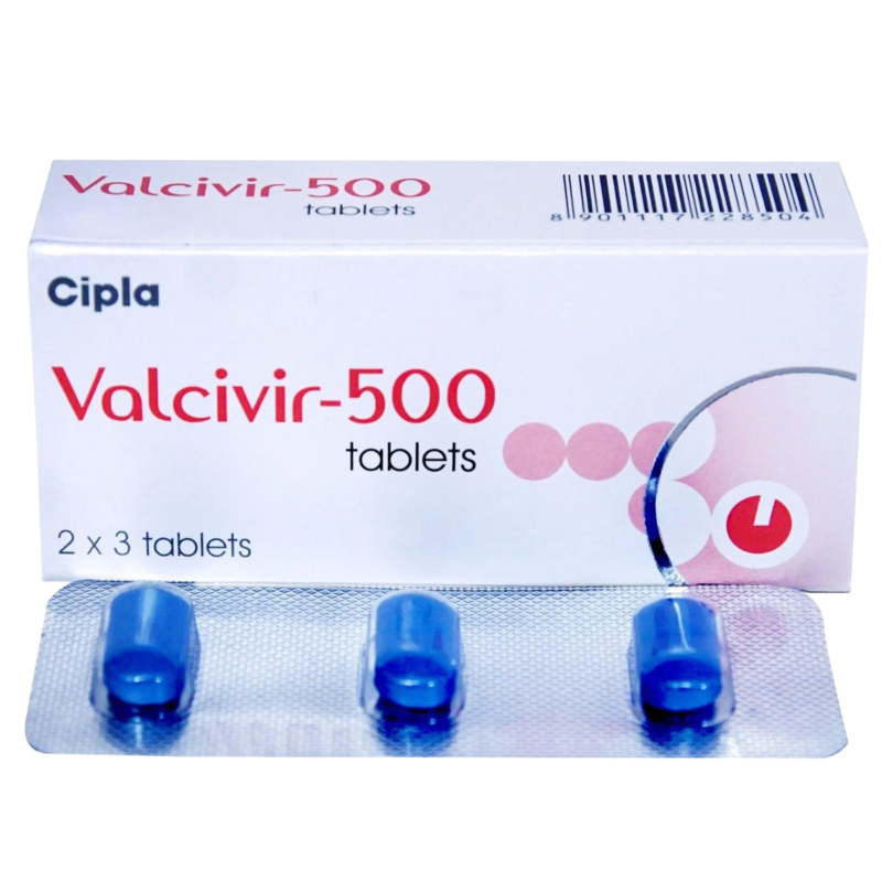 VALCIVIR 500MG - 3 TABLETS