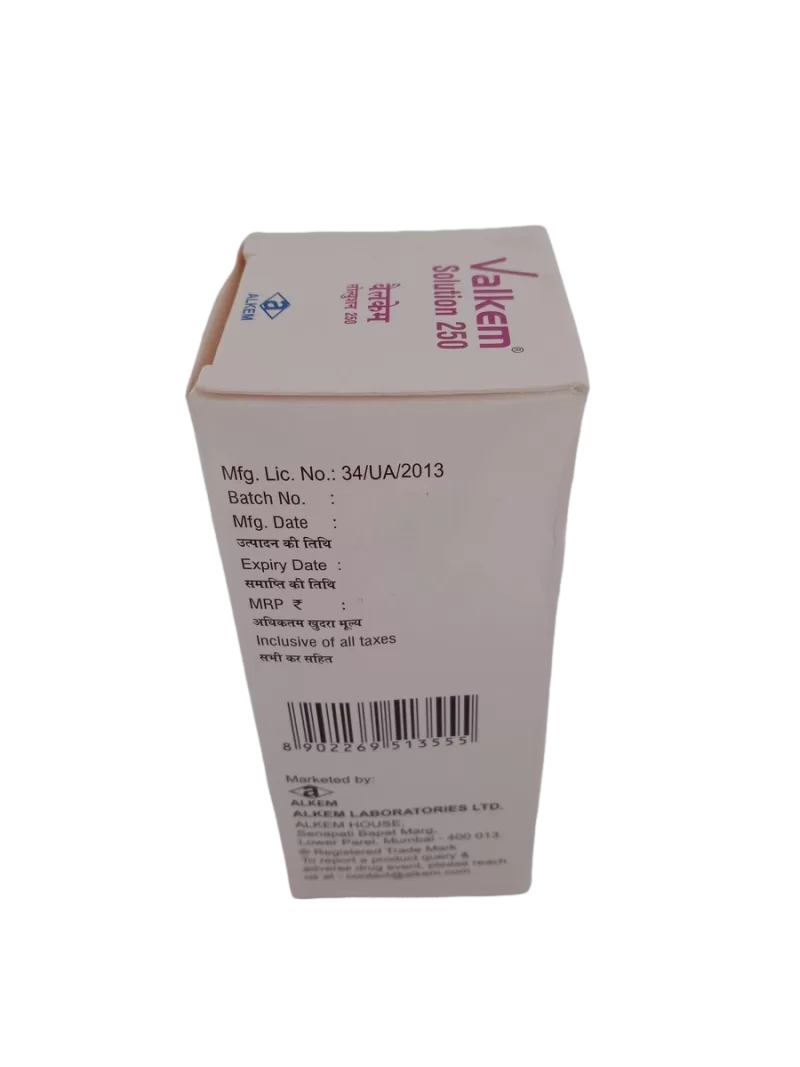 VALKEM SOLUTION 250 MG - 1 BOTTLE OF 100ML - Image 4